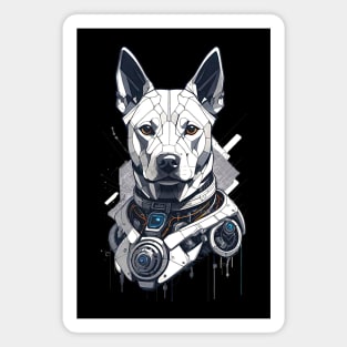 Abstract Cyber Dog Magnet